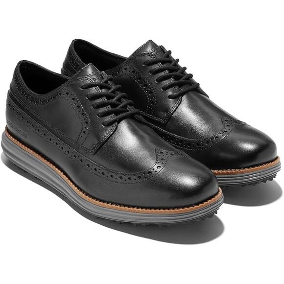 NWT Cole Haan Men's Øriginal Grand Golf Shoes, Black-Size 8.5 - Picture 1 of 6